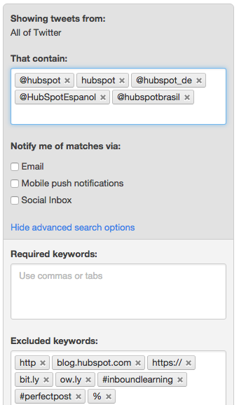 HubSpot for Twitter