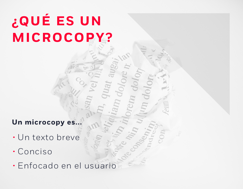 qué es un microcopy