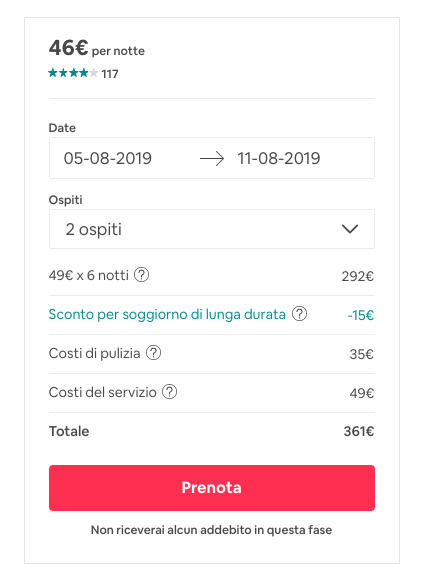 AirBnB microcopy