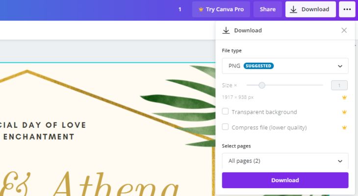 How to download in Canva