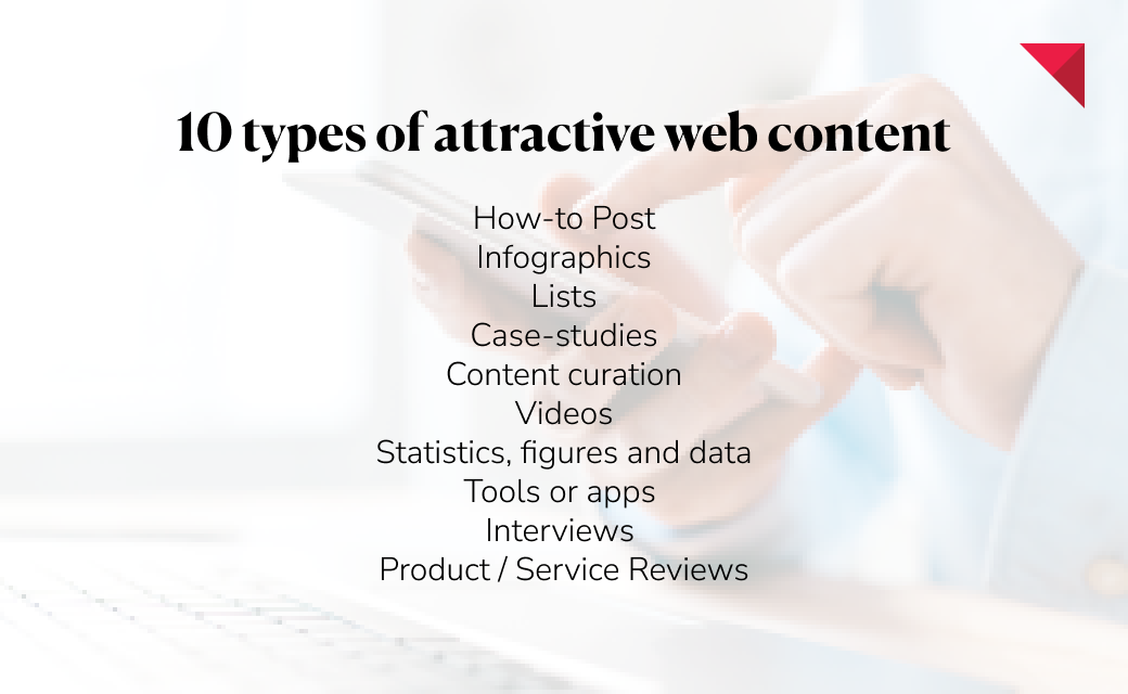 15 types of key content in your digital strategy wam