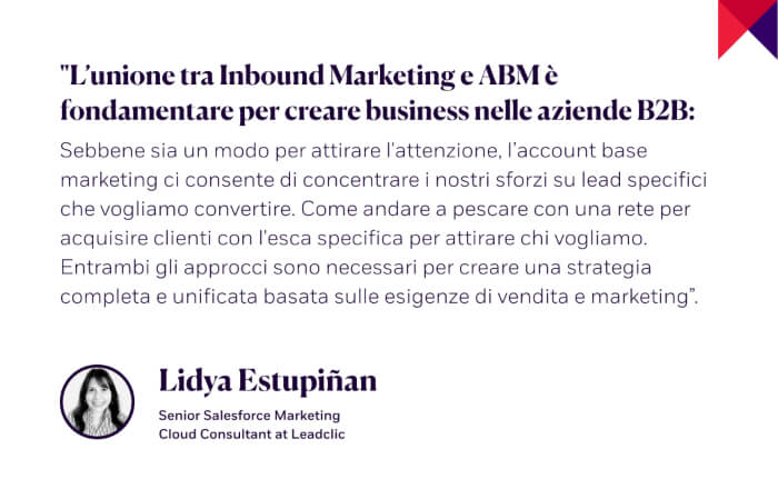 Inbound marketing e ABM: strategie digital marketing B2B