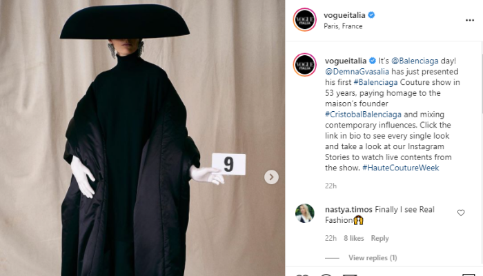 Instagram Vogue, Content Marketing per i brand di moda