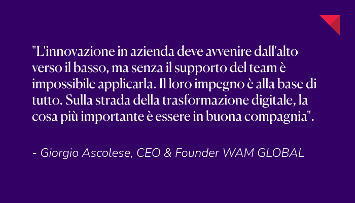 Giorgio Ascolese WAM Global: aziende innovative nel mondo