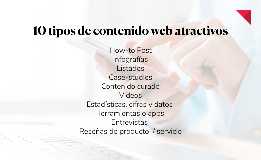 15 Tipos de contenidos web y en redes sociales atractivos