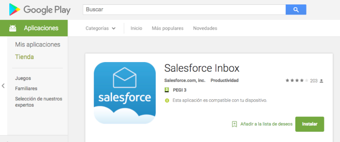 Salesforce IQ Inbox